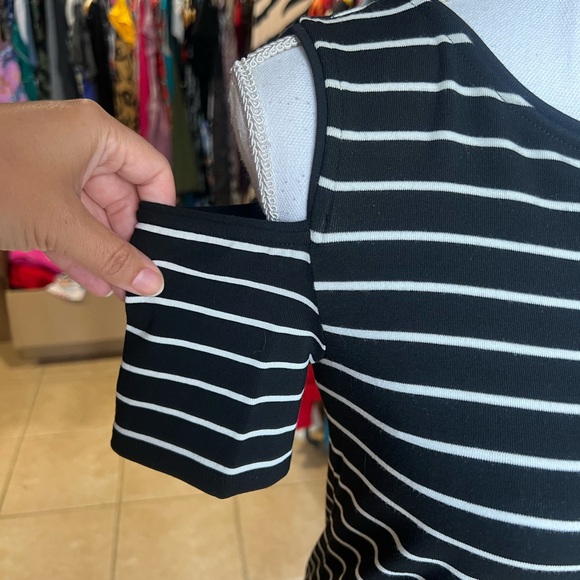 White House Black Market Cold Shoulder Mini Dress - Picture 3 of 5